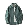 Otoño Chaoshen 2024 (Suministro Transfronterizo) Camisa Nueva de Algodón Ropa de Trabajo Manga Larga Color Sólido Chaqueta Casual Holgada