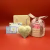 Insignia Corporativa Personalizada Logo Oro Puro 999 Pastel de Corazón Dulce Regalo de Confesión para Novia Lote de Oro Shuibe