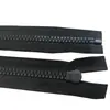 Exportación Europea y Americana No. 8 Cremallera de Chaqueta de Plumas de Resina Negra Bolsa de Fitness Equipaje Tienda Cola Abierta Única Cremallera Grande