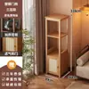 Estante de Almacenamiento Pequeño para Juego de Té, Nuevo Estilo Chino Estante de Té de Múltiples Niveles Vitrina Exhibidora, Armario Estrecho para Almacenamiento de Adornos de Sala de Estar