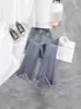 Pantalones de trompeta ajustados de cintura alta para mujer, primavera y otoño 2025