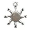 80 Piezas Mixtas de Accesorios de Joyería de Aleación de Luna, Estrella y Sol para Pulseras, Collares, Colgantes y Aretes DIY