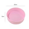 10 polegadas redondo chiffon bolo grande assadeira resistente a altas temperaturas fácil de desmoldar silicone grau alimentício bolo embrião molde ponto