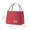 Nova Bolsa Térmica de Tecido Oxford, Bolsa de Gelo para Uso Externo, Bolsa Térmica Portátil Espessa, Bolsa para Refeição, Bolsa para Refeição de Levar, Bolsa Bento