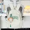 Mochila para Estudiante de Secundaria para Mujer 2026 Nuevo Estilo Japonés Mochila con Letras Ligera de Viaje Casual Estudiante Bolsa Escolar
