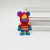 Chaveiro Criativo Simulação Graffiti Urso Violento Pingente de Bolsa Cor Arco-Íris Urso Estrelado Boneca Acessórios Presente de Atividade