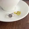 Anillo de Cruz y Timón para Hombre, Diseño de Nicho Moderno, Nuevo Modelo 2025, Anillo Abierto Versátil de Gama Alta