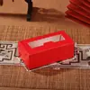 Caja de embalaje Snow mei Niang ventana 246 granos 63-80G caja para pastel de luna caja para tarta de huevo caja de embalaje para postre de grasa de nieve