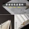 Cuaderno A5 Piel Suave Libro de Registro para Reuniones de Trabajo de Oficina Negocios Botón Magnético Exquisito Grosor Caja de Regalo Set