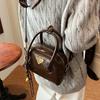 Bolsa Retrô de Luxo para Mulheres Outono e Inverno 2025 Nova Moda Simples Versátil Bolsa de Mão Transversal Boston Bolsa Feminina