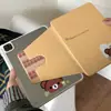 Capa protetora de tela cheia com bolinhas amarelas do Rilakkuma adequada para tablet iPad Pro 11/13 polegadas air 8/7/6 fofa 10