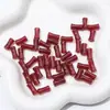 Imitación de Jade Vidrio Agujero Recto Cuentas de Bambú Hecho a Mano DIY Estilo Antiguo Collar Pulsera Accesorios Joyería con Cuentas Semiacabados Cuentas Sueltas