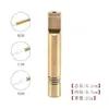 Tubo de Cobre Puro para Tabaco Seco, Bolsa de Tabaco de Latón, Filtro de Olla, Doble Propósito, Soporte para Cigarrillos de Tres Usos, Tipo Circulante, Pipa Antigua, Un Sabor