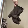 Nueva Colección Primavera/Otoño 2026: Botines de Moda con Diseño Único, Punta Redonda, Tacón Grueso, Mocasines Planos de Moda para Mujer