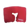 Almohada inflable de PVC con flockeo BB, almohada inflable para el cuello, almohada de juguete inflable, almohada alta