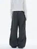 Ropa de Hombre Shanggu Algodón Puro Casual para Hombre Primavera y Otoño Lavados Vintage Pantalones de Pierna Ancha Sueltos Versátiles Jeans Largos para Hombre