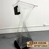 Podio Acrílico para Conferencias, Ceremonias de Premiación y Uso de Maestro de Ceremonias, Altamente Transparente, Diseño Sencillo, Soporta Uso Transfronterizo