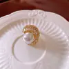Anillo Abierto Cuadrado de Pony Estampado Europeo y Americano Estilo Dulce Fresco Personalidad de Moda Anillo para el Dedo Índice Accesorio de Mano Versátil Diario Nicho