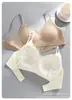 Base de Maquillaje Líquida con Ropa Interior de Encaje Sin Costuras para Mujeres con Pecho Pequeño, Tiras de Gelatina, Hermoso Sujetador Tipo Chaleco de Tirantes Finos