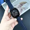 Novo Relógio Masculino Popular Transfronteiriço Esportivo Masculino Luminoso Impermeável Couro Calendário Relógio Masculino Atacado