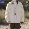 Marca NASA Marca de Moda Retrô cleanfit Jaqueta Tooling Detroit Masculina Street Solta Versátil Jaqueta com Lapela