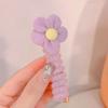 Acessórios de Cabelo Criativos para Meninas - Xianqi Antigo Bordado Borboleta Linha Telefônica Elástico para Cabelo Envoltório para Rabo de Cavalo Alto Corda de Cabelo