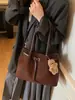 Bolso de Hombro Retro Transfronterizo Gran Capacidad para Mujer Bolso de Axila Nuevo Estilo Otoño 2026 Simple y a la Moda Bolso de Hombro para el Trabajo