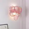 Lustre vintage de sala de estar em Murano estilo francês, luz principal de luxo leve, luminária criativa colorida de vidro de designer para sala de jantar e quarto