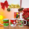 Caneca Cerâmica Criativa Papai Noel Caneca de Presente Caneca de Lembrança de Evento Logo Impresso Presente de Feriado