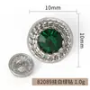 26 Modelos Nuevos de Botones Metálicos Exquisitos y Compactos con Diamantes, Botones Decorativos Redondos Pequeños de 10 mm Cosidos a Mano, Stock Listo Transfronterizo