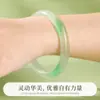 Jingde Joias Nova Pulseira de Pedra Olho de Gato Gradiente Verde Moda para o Dia a Dia Presente para Namorada Joia de Mão Atacado