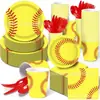 Mm321 Béisbol Softbol Pelota Deportiva Festival Deportivo Fiesta Vajilla para 8 Personas Set de 4 Piezas Platos de Papel Servilletas de Papel Vasos de Papel