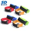 Correa de Sujeción de Velcro con Hebilla de Colores Adhesiva de Doble Cara Atadura de Velcro Organizador de Cables Almacenamiento de Cables de Datos