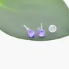 Pendientes Transparente con Agujeros en las Orejas Pendientes con Taladro Pendientes Moda para Mujer Pendientes de Resina Invisibles Pendientes Perno de Oreja Pendientes DIY Joyería