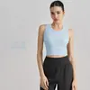 Chaleco de Yoga Acanalado para Mujer, Top de Yoga de Verano de Alta Intensidad, Espalda Hermosa, A Prueba de Golpes con Almohadillas en el Pecho, Sujetador Fitness para Ropa Exterior