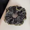 Scrunchie Floral Súper Bonito para Mujer, Accesorio para el Cabello de Alta Gama y Elegante para Peinados de Moño, Goma para el Cabello Versátil Estilo Coreano