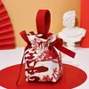 Bolsa de dulces para bodas 2025, regalo de boda, bolsa de tela de alta calidad, bolsa de dulces de mano, plegable especial