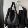 Moda Primaveral 2026 Bolso de Lona de Gran Capacidad Bolso de Mano Casual para Mujer Bolso de Hombro Cruzado Simple