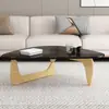 Nova Mesa de Centro Transparente de Alto Padrão para Sala de Estar, Apartamento Pequeno, Luxo Leve, Mesa de Centro Americana Moderna, Mesa de Centro Criativa Simples no Atacado