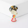 Marea Nacional Ataca Figura Estilo Antiguo Broche Pipa Accesorios Traje Combinable Pin Personalidad Elegante Suéter Corsage Decorativo