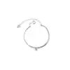 Pulseira Pequena de Cintura Masculina de Camada Dupla Feminina Verão ins Design de Nicho Elegante Pulseira Simples para Namorada