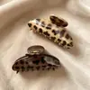 Elegante Pinza para el Cabello con Estampado de Leopardo para Mujer, Nuevo Pasador Vintage Otoño/Invierno, Versátil Accesorio de Lujo para Peinados Recogidos