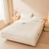 Lençol de Cama Impermeável Acolchoado de Algodão Cru Antibacteriano Classe A Novo Lençol para Mãe e Bebê Capa Protetora de Colchão Capa de Cama de Algodão Puro~