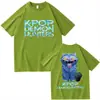 Música Pop Coreana Cazador de Demonios Derpytiger2026 Nueva Película Camiseta Casual Cuello Redondo para Hombre y Mujer