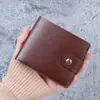 Carteira para Mulheres, Estilo Curto, Multifuncional, Simples, Fina, Estilo Fivela, Porta-Notas Dobrável, Porta-Moedas Mini Compacto, Carteira, Porta-Notas