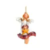 Bestseller transfronterizo: Ángel de resina pintado estilo vintage, adorno de niña retro, decoración colgante para árbol de Navidad, decoración para escaparate, regalo pequeño