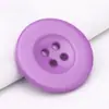 Abrigo de suéter de botones de ala ancha con cuatro ojos de colores abrigo abrigo abrigo botón ropa pantalones hebilla redonda de resina cosida a mano