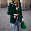 Novedades Primavera 2026 Sitio Independiente de Amazon Ebay Estilo Europeo y Americano Elegante Blazer de Terciopelo Ajustado