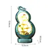Roda Feng Shui Atrai-Riqueza Fonte de Água Ornamentada para Mesa de Trabalho, Recepção, Sala de Estar, Água Circulante, Presente de Inauguração, Nova Casa, Decoração