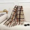 Cachecol Xadrez Oversized Outono/Inverno 2026 para Mulheres, Estilo Doce Coreano e Japonês, Aquecedor de Pescoço Quente, Xale Fashion, Cachecol Versátil para Casal
